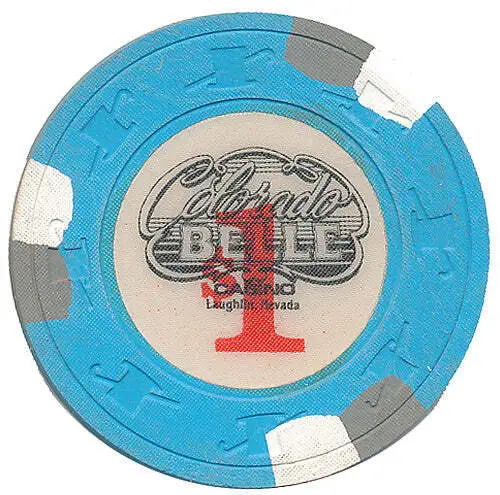 Colorado Belle Casino Laughlin Nevada $1 Casino Chip 1980