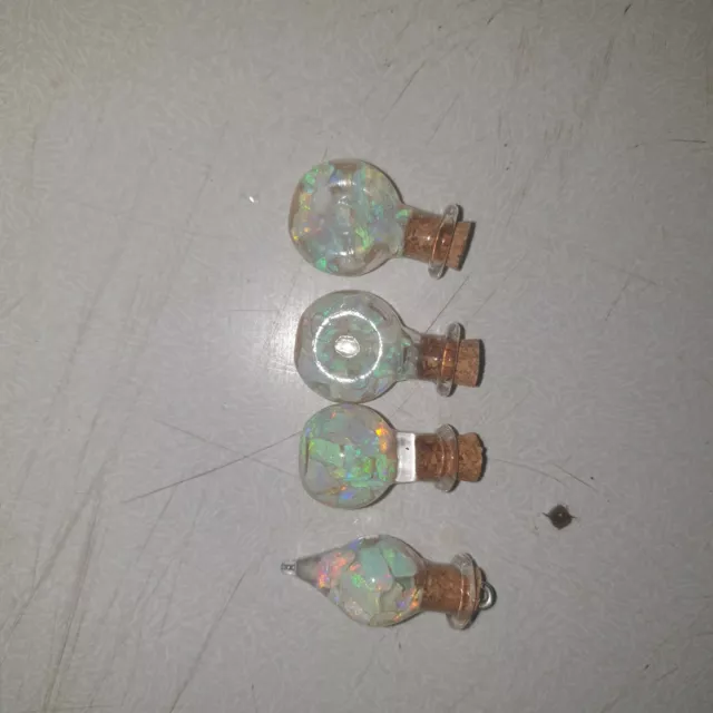 Hand Made Opal Sample Jars