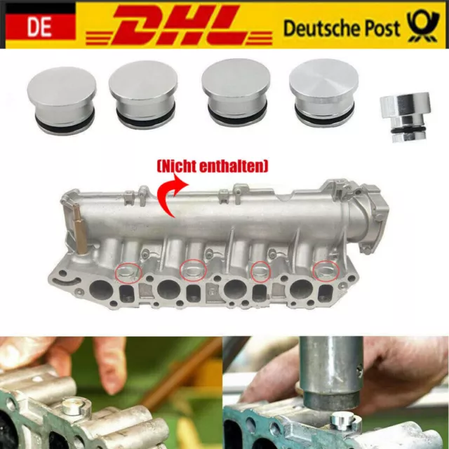 5Stk Drallklappen Entfernungs Set für Opel Saab 9-3 Fiat Alfa Romeo 1.9 Astra DE