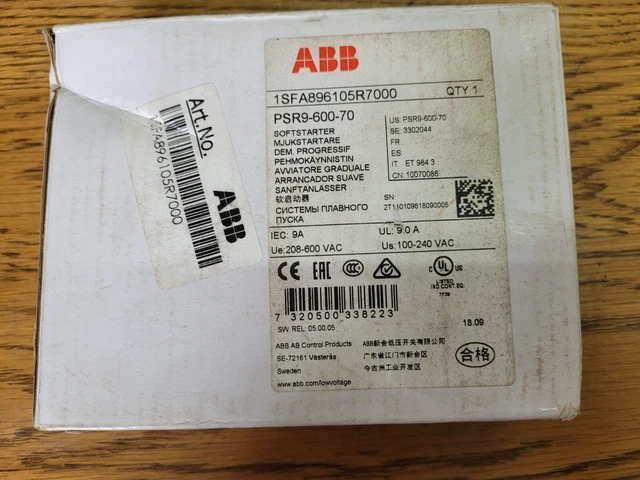 Abb  Psr9-600-70, New!