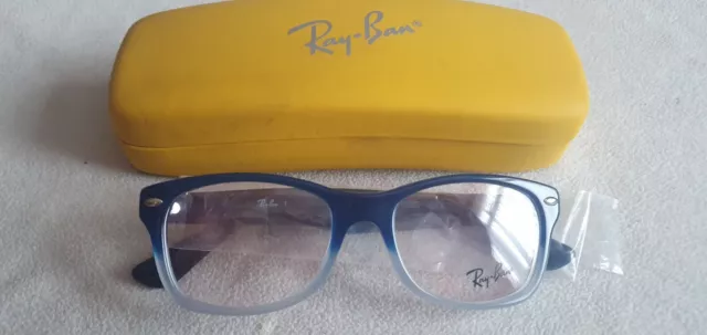 Ray Ban Junior blue glasses frames. RB 1528 3561. With case.