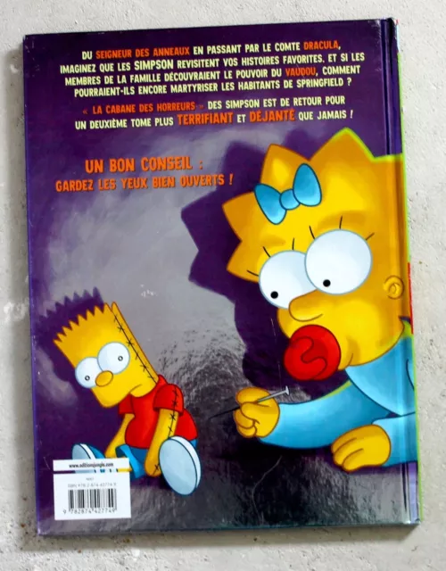 Album Bd Les Simpson Tome 2: La Cabane Des Horreurs Hoodoo Voodoo Brouhaha -Neuf 3