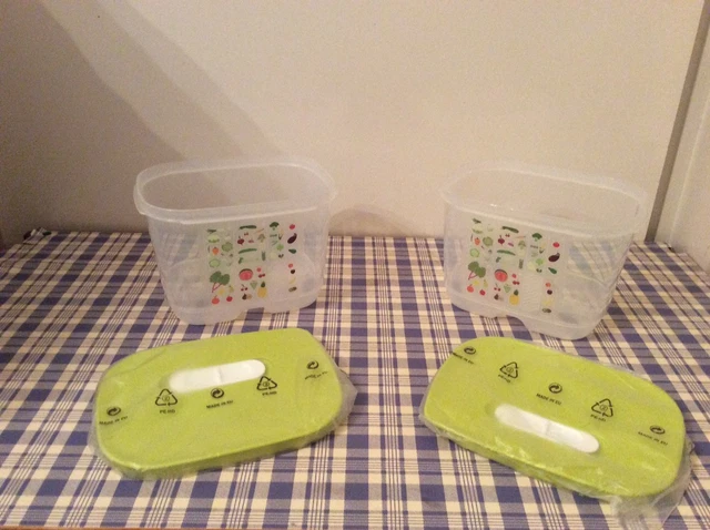 TUPPERWARE VENTILOFRAIS Boîte de conservation fruits et légumes 3,2L verticale EUR 12,00 - FR