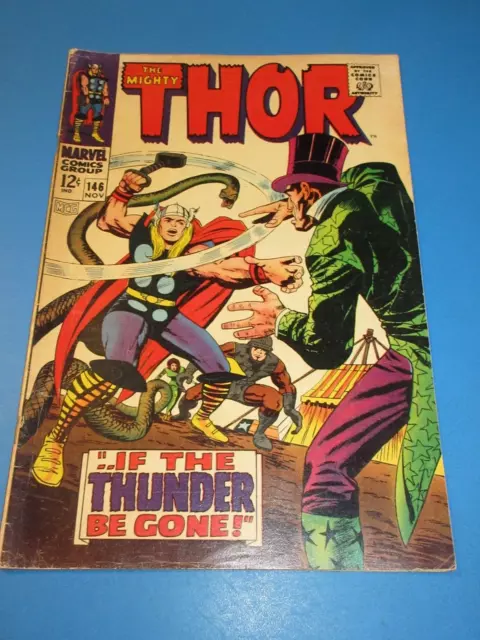 Thor #146 Silver age Origin Inhumans Key GVG