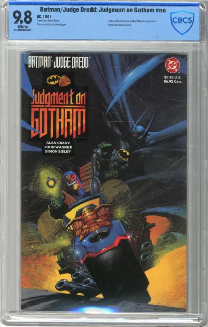 Batman/Judge Dredd: Judgement on Gotham #nn  CBCS  9.8  NMMT  White pgs 1991 Jud