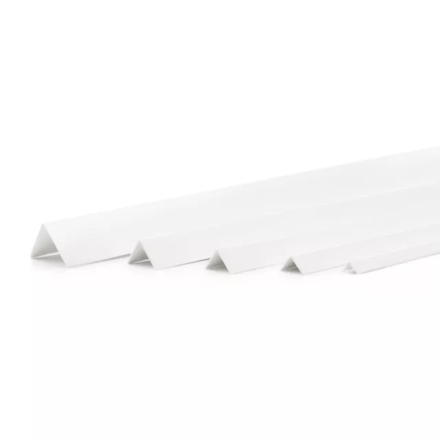 Winkelleiste PVC Winkelprofil Kunststoffwinkelprofil Kunststoff-Profil Weiss 2m