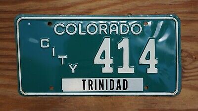 One or More - COLORADO CITY Vehicle Vintage Green License Plate