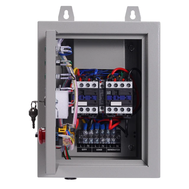ATS AUTOMATIC TRANSFER Switch 7P Input Voltage AC 90~250V +Connection ...