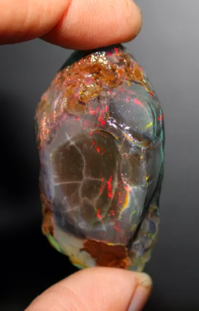 Opal Rough Natural Ethiopian large fire opal raw crystal 130.20 Cts