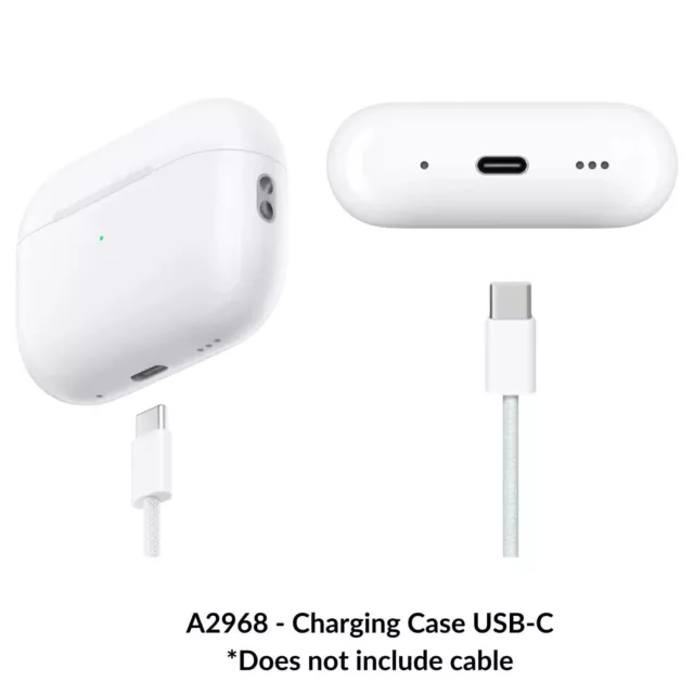 Funda de carga Apple AirPods Pro 2da generación USB-C MagSafe A2968 - MUY BUENA