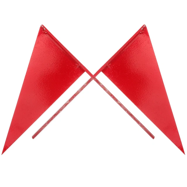 Ibasenice 10 Pièces Drapeau De Poteau En Bambou Petits Drapeaux Agités