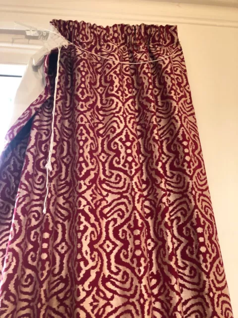 Duchess Maroc Claret Curtains