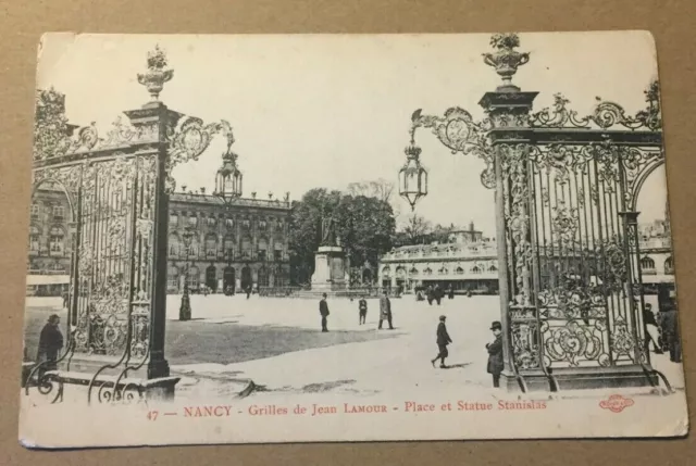 Unused  Postcard Nancy Grilles De Jean Lamour Place Et Statue Stanislas France