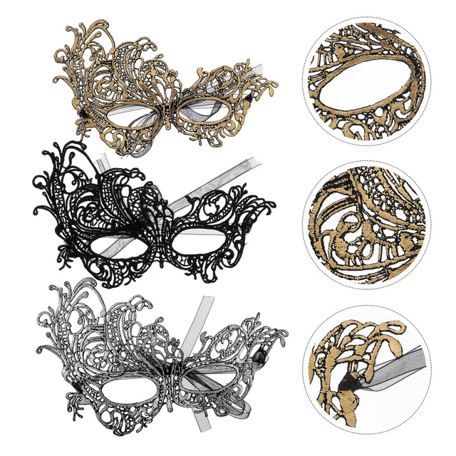 3 pz benda per occhi Halloween vintage maschera benda per occhi Halloween uomo