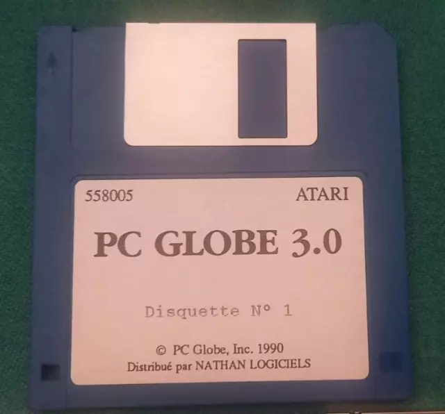 Jeu ATARI ST 3 Disquettes -PC GLOBE 3.0-