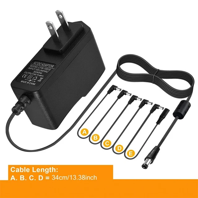 Adaptateur secteur pédale chaîne marguerite alimentation pièces de rechange a