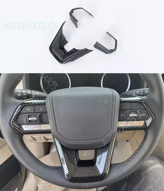 FOR TOYOTA LAND Cruiser LC300 2023 2024 Steering Wheel Cover Trim