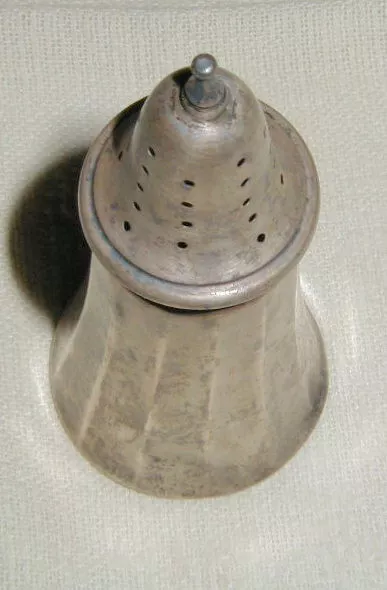 Vintage Sterling Silver Salt Shaker, Signed Gmf? 4 Inches 3