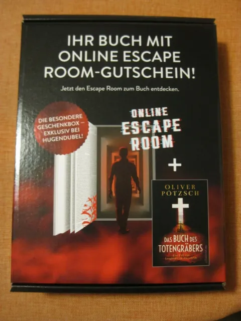 Bundle Buch- und Geschenkbox "Online Escape Room - Das Buch des Totengräbers"