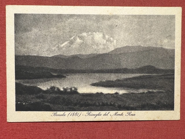 Cartolina - Bezzola ( 1881 ) - Risveglio del Monte Rosa - 1920 ca.