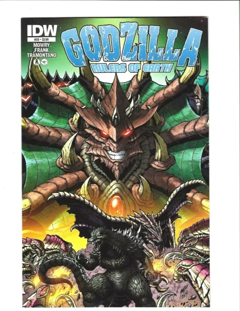 Godzilla Rulers Of Earth #20 Idw Cover By Matt Frank Jan 2015 10.0 Gem Mint New!