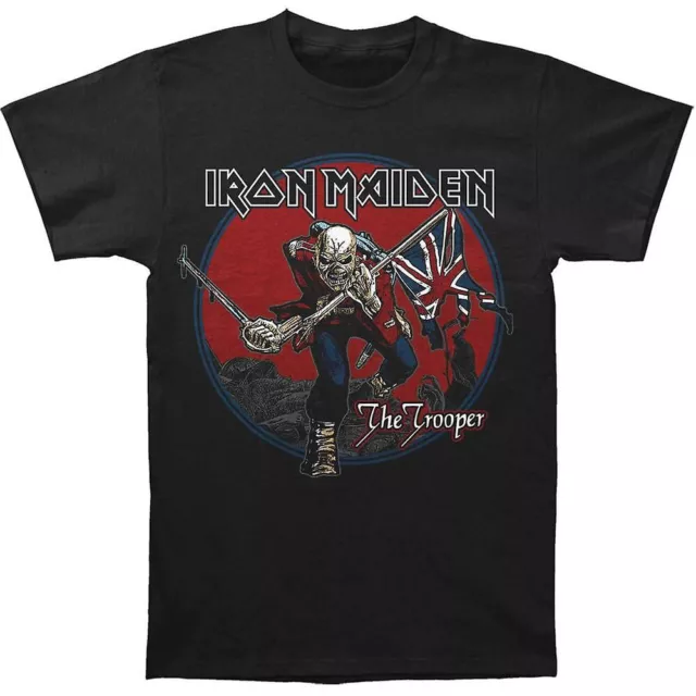 Iron Maiden 'Trooper Red Sky' (Noir) T-Shirt