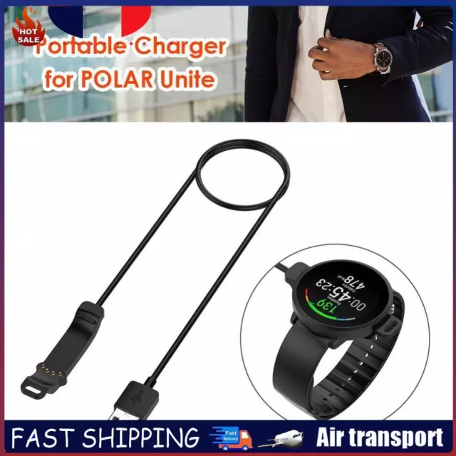 1m Smart Watch Charging Cable Wristbands USB Power Charger Line for POLAR Unite