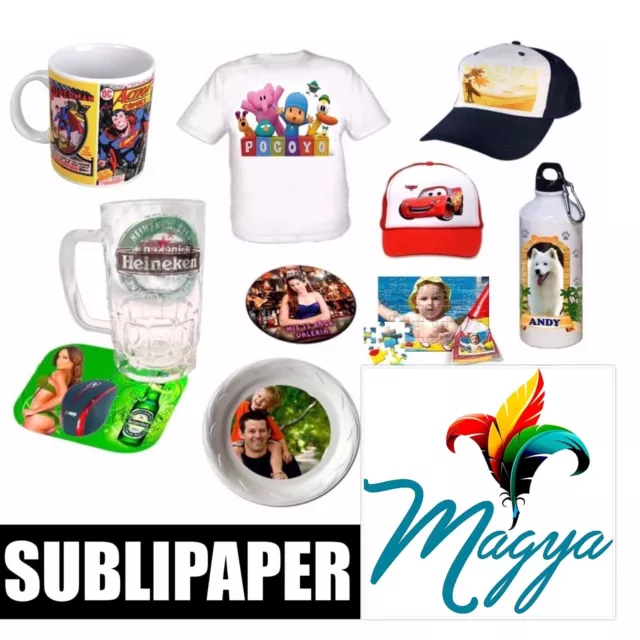 Dye Sublimation Transfer Paper SUBLIPAPER 100 Sheets 8.5”x11” FREE DELIVERY