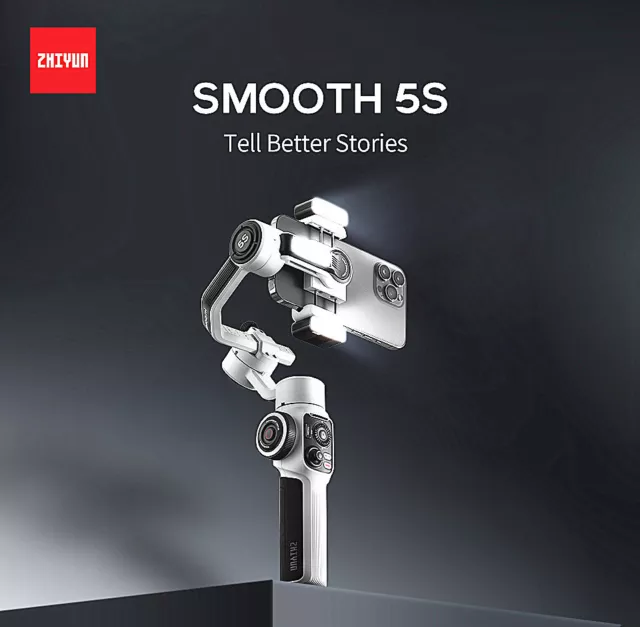 ZHIYUN Smooth 5S 3-Axis Gimbal Stabilizer Focus Pull Zoom for iPhone Smartphones