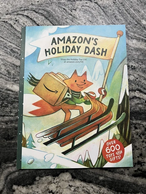 Amazon's Holiday Dash Toy List Kids Gift Book Catalog Stickers Activities 2023