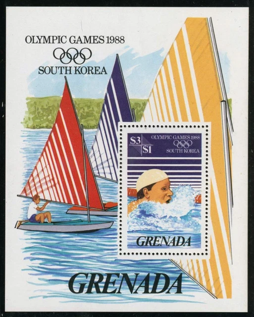 OLI1 DEP1 Granada Hb 160 1988 Olympic Games Seoul MNH