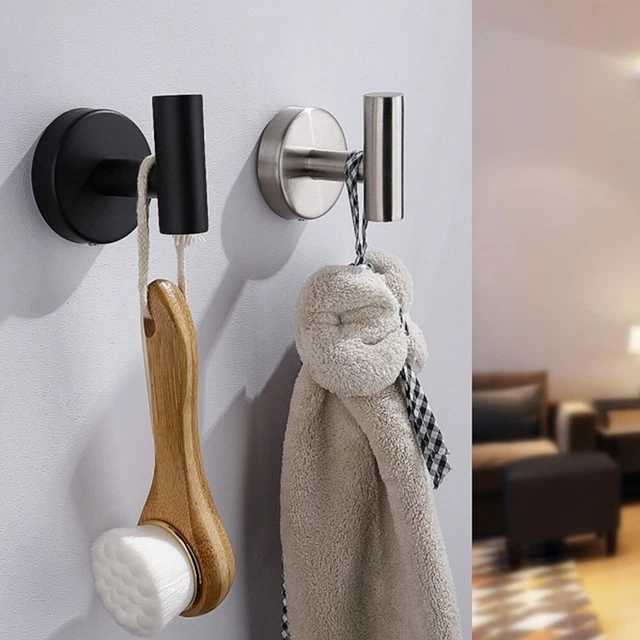 HAKU Möbel Appendiabiti Da Parete – Rovere Chiaro, Mensola In Vetro, 4 Ganci, 75 Cm