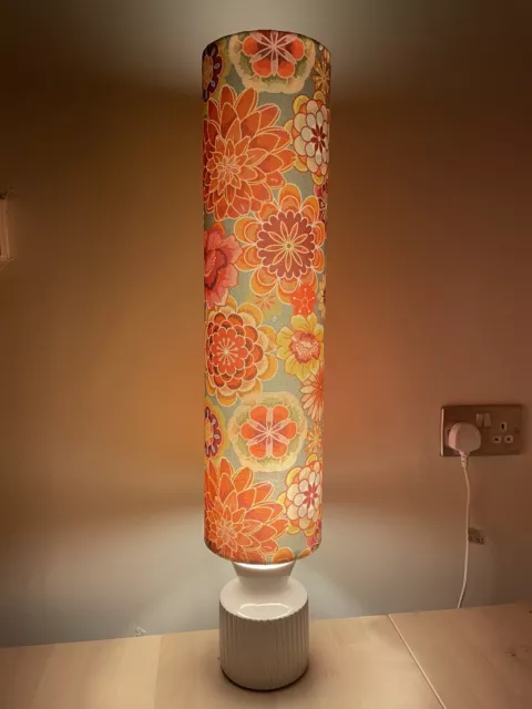 50cm Tall Vintage/retro Style Table/floor Lamp Shade