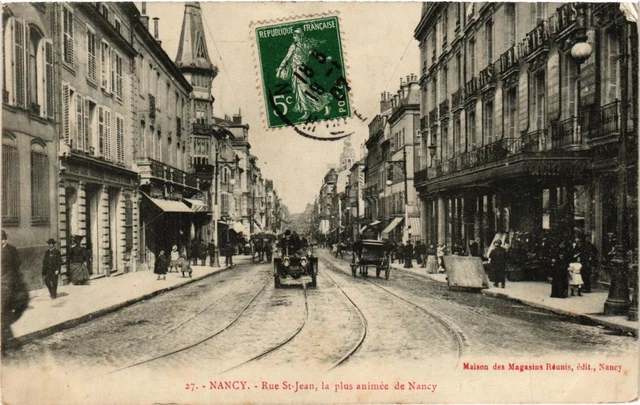 CPA NANCY - Rue St-JEAN - NANCY's liveliest (386135)