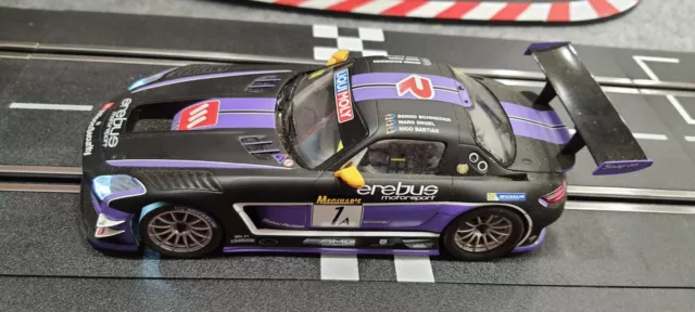 Carrera Digital 124 23812 MERCEDES-BENZ SLS AMG GT3 NO.1A. Gebraucht