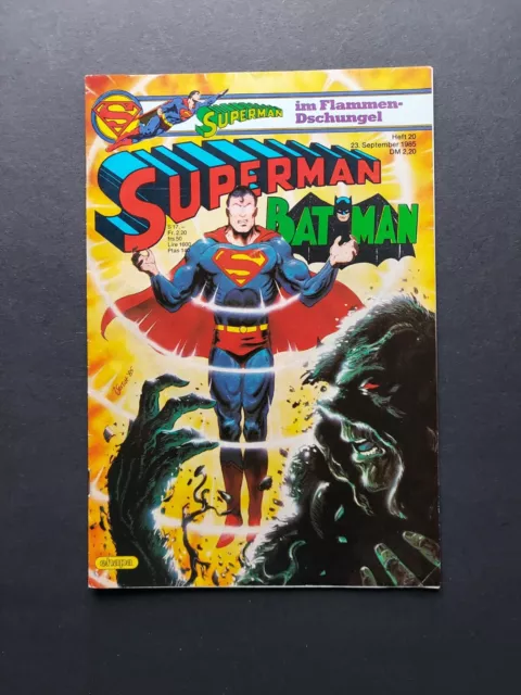Ehapa - Superman Batman Heft 20 / 1985 - Mit Sammel-Ecke / Z1-2