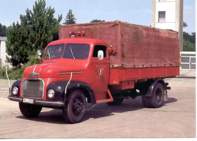 "Altes Foto"- LKW FEUERWEHR FORD FK 4OOO  1954