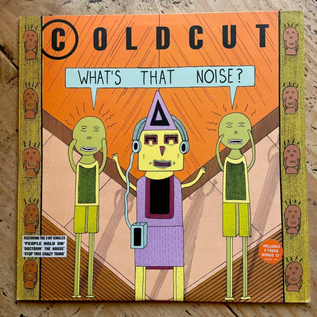 Coldcut / Whats That Noise - Original Vinyl Lp 1989. W/Bonus 12”. Both Nm.