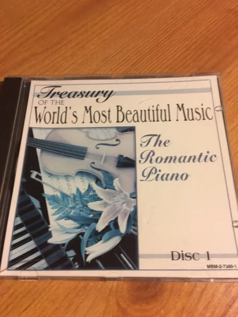 Treasury of the world's most beautiful music. 1 - The romantic piano. CD & inlay