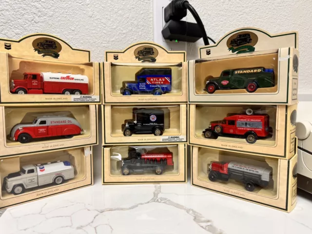 Lledo Chevron Days Gone 1/64 Diecast Commemorative Collectible Lot of 9