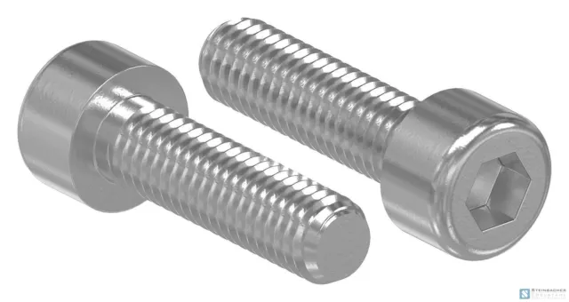 (15x) Edelstahl Zylinderkopfschraube M5 x 18, A2, DIN 912 | STEINBACHER©