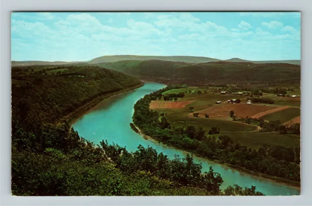 PA- Pennsylvania, Endless Mountains, French Azilum, Vintage Postcard