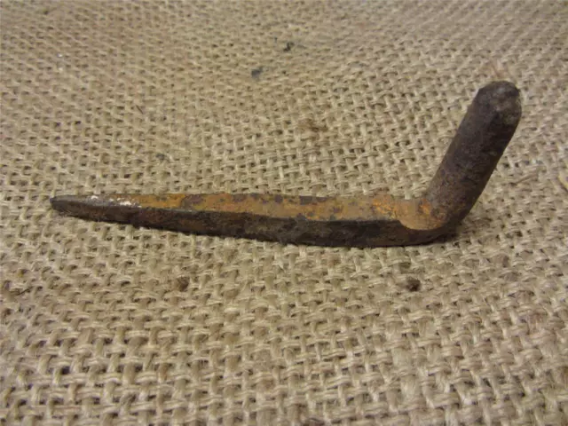 Vintage Handforged Iron Hinge Pin > Antique Primitive Door Farm Barn Gate 8981