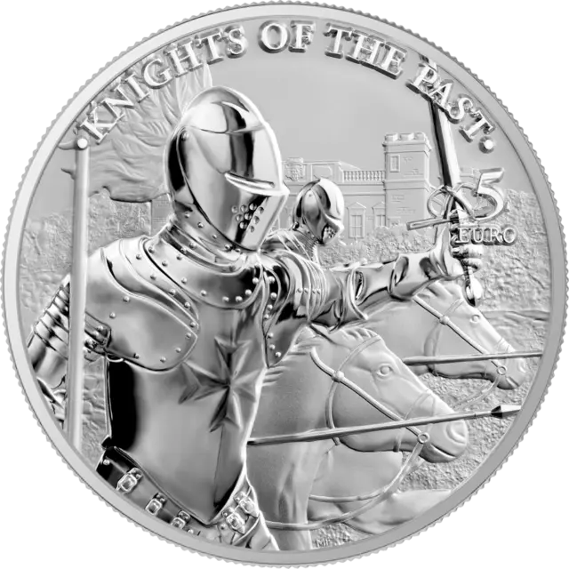 Malta 2021 5€ Knights of the past 1 Oz silber Münze