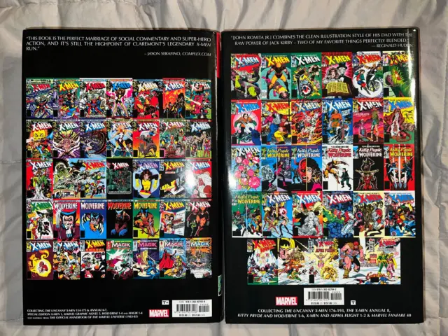 The Uncanny X-Men Omnibus Volume 3 and 4 Marvel 2