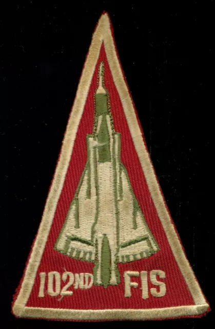 USAF 102nd Fighter Interceptor Squadron F-102 Patch N-8
