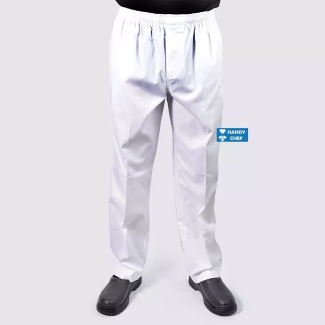 Premium Quality Chef / Cook/  Baker Pant - White Chef Pant - Free Postage