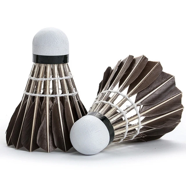 3/6/12PCS Black Goose Feather Badminton Shuttlecock Ball Sport Practice Supplies 3/6/12PCS Black Goose Feather Badminton Shuttlecock Ball Sport Practice Supplies
