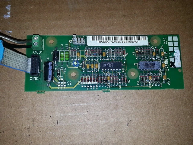 CARTE DE CIRCUIT De Commande Moteur Abb Asea Marron Boveri Snat-7670 ...