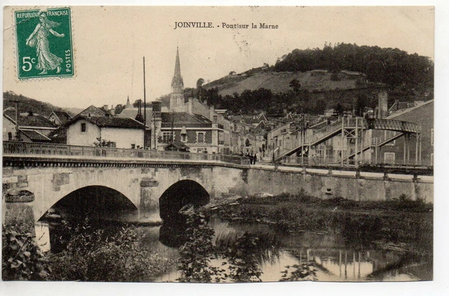 JOINVILLE Haute Marne CPA 52 le pont sur la marne
